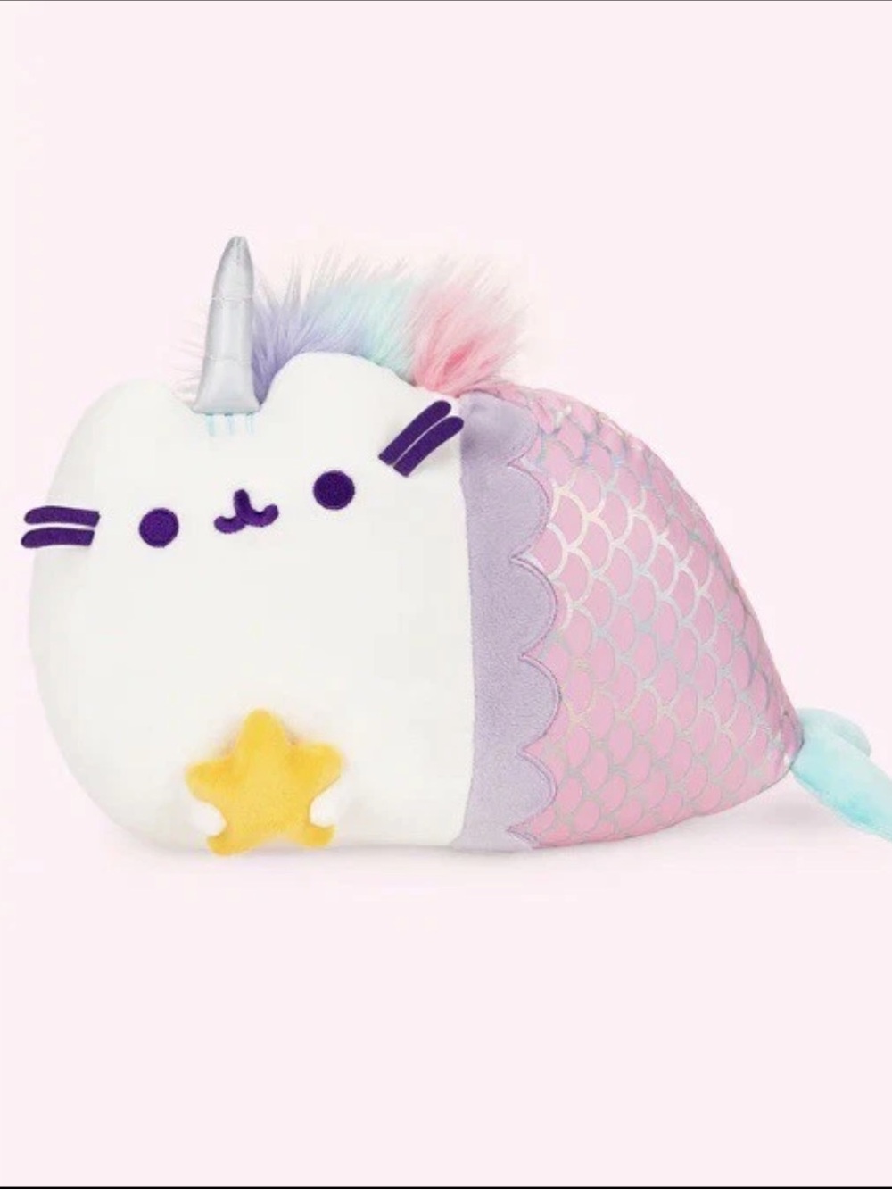 Pusheen Magical Lights Mermaid Pusheenicorn Cat Plush 9.5”